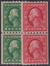 US Washington - Franklin #410-11 Mint\NH F - VF
